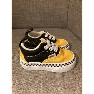 Vans ERA Checkerboard Old Skool V Toddler Slip-Ons Size 2 NWOT MSRP $48.00